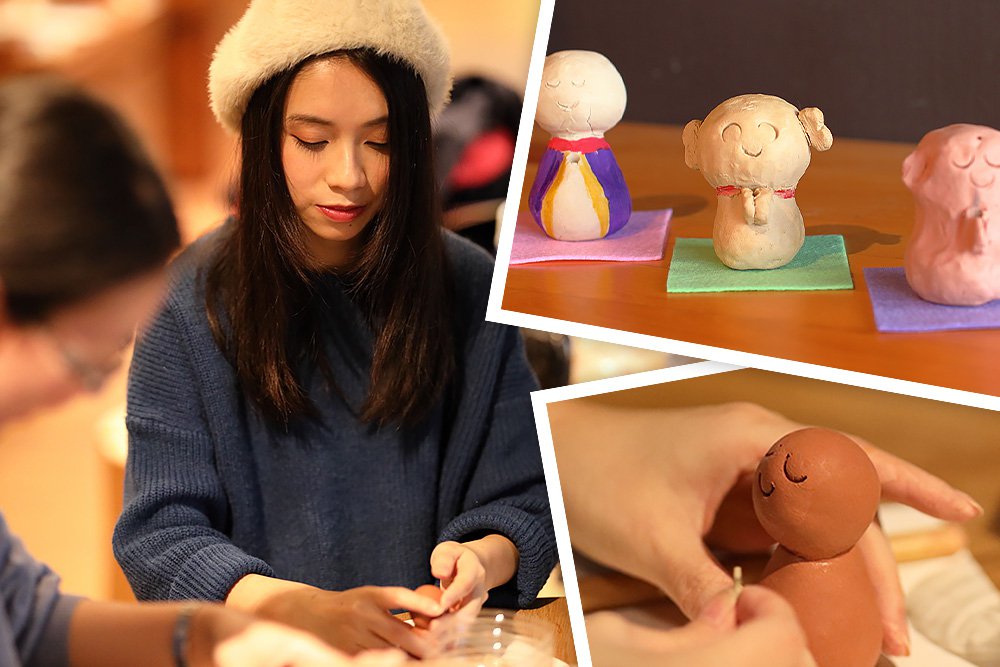 大山ご縁地蔵作りワークショップ