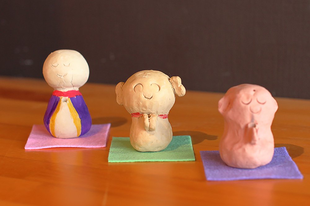 大山ご縁地蔵作りワークショップ