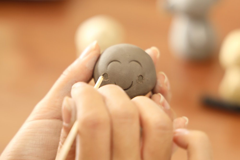 大山ご縁地蔵作りワークショップ